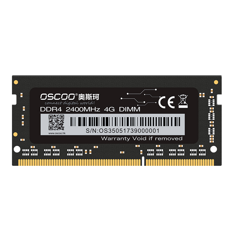 RAM Laptop DDR4 4gb - Oscoo PC4 - Bus 2400 MHz